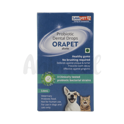 Sava Vet Orapet Dental Drop for Dogs and Cats, 3.8ml - Animeal
