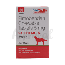 Sava Vet Safeheart 5 Tablet for Dogs, 30 Tablets - Animeal