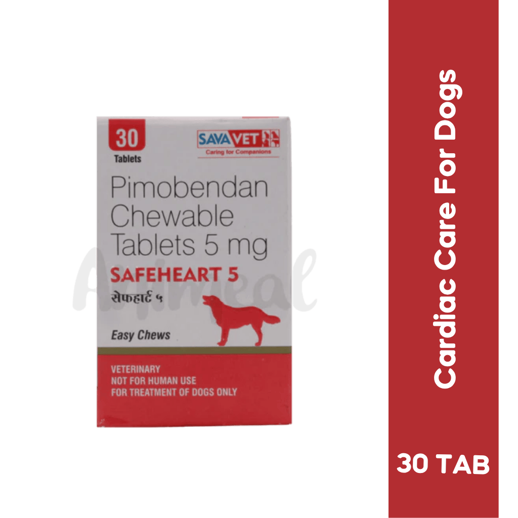 Sava Vet Safeheart 5 Tablet for Dogs, 30 Tablets - Animeal