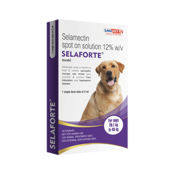 Sava Vet Selaforte 20.1kg to 40kg Spot-On for Dogs, 2ml - Animeal