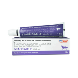 Sava Vet Staphban F Ointment for Dogs and Cats, 10g - Animeal