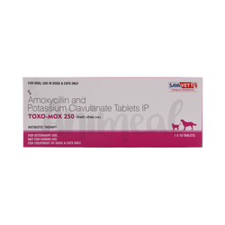Sava Vet Toxo-Mox 250 Tablet for Dogs and Cats, 10 Tablets - Animeal