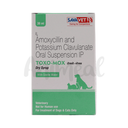Sava Vet Toxo Mox Syrup for Dogs and Cats, 30ml - Animeal