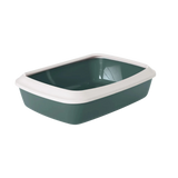 Savic Iriz Cat Litter Tray Plus Rim Nordic Green, 20 inch
