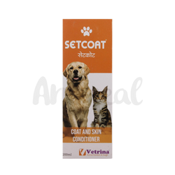 Setcoat Syrup for Dogs and Cats, 200ml - Animeal