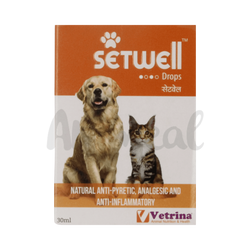 Setwell Drops for Dogs and Cats, 30ml - Animeal