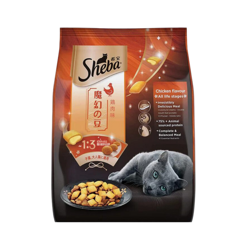 Sheba Kitten and Adult Chicken Dry Cat Food, 1.5kg - Animeal