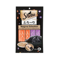 Sheba Melty Maguro Selection Creamy Cat Treat 48g (4 x 12g) - Animeal