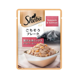 Sheba Salmon Flavour Wet Cat Food, 35g - Animeal