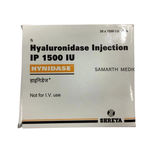 Shreya Life Science Hynidase Injection 1500iu for Dogs and Cats, 2ml - Animeal