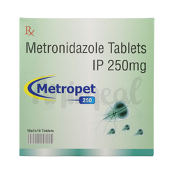 Sihil Metropet 250mg Tablet for Dogs and Cats, 10 Tablets - Animeal