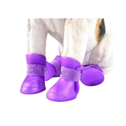 Silicone Shoes Large for Dogs, 2Set - Animeal
