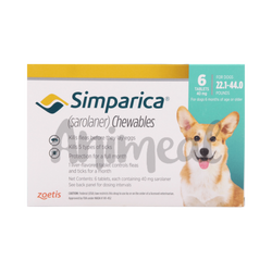Simparica Chewable Tablet for Dogs 10 to 20kg - Animeal