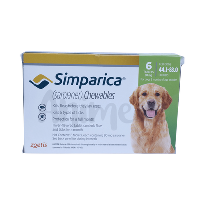 Simparica Chewable Tablet for Dogs 20 to 40kg - Animeal