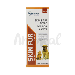 Skin Fur Syrup for Dogs and Cats, 225ml - Animeal