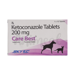 Sky Ec CareBest 200 Ketoconazole Tablets, 10 Tablets - Animeal