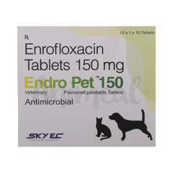 Sky Ec Endro Pet 150 Enrofloxacin Tablets, 10 Tablets - Animeal
