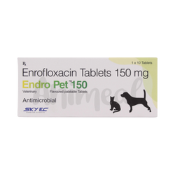 Sky Ec Endro Pet 150 Enrofloxacin Tablets, 10 Tablets - Animeal