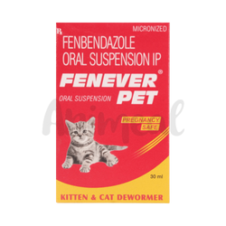 Sky Ec Fenever Pet Fenbendazole Suspension for Cats and Dogs, 30ml - Animeal