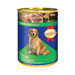 Smart Heart Chicken and Vegetables Wet Dog Food, 400g Can - Animeal
