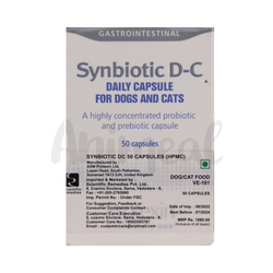 Synbiotic DC Capsule for Dogs and Cats, 50 Tablets - Animeal