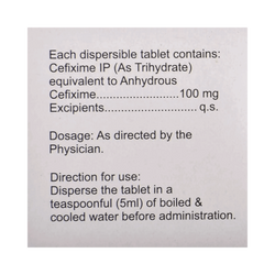 TAXIM-O DT 100MG TABLET - Animeal