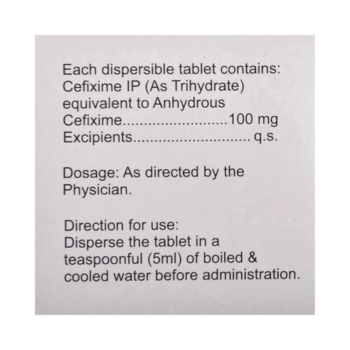 TAXIM-O DT 100MG TABLET - Animeal