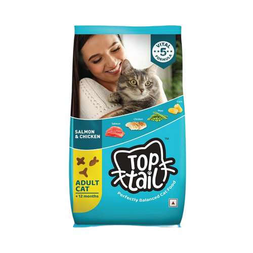 TOPTAIL ADULT SALMON & CHIC DRY FOOD [450 GM] - Animeal
