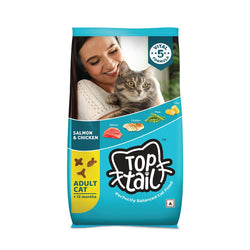 TOPTAIL ADULT SALMON & CHIC DRY FOOD [7 KG] - Animeal