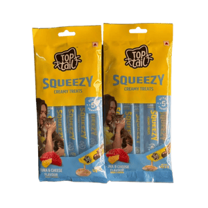 TOPTAIL SQUEEZY TUNA & CHEESE CREAMY TREAT (S) - Animeal