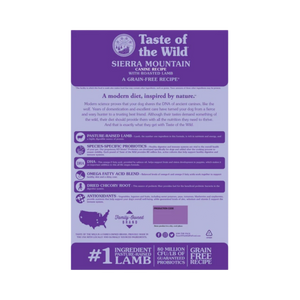 TOW SIERRA MOUNTAIN CANINE ROASTED LAMB - Animeal