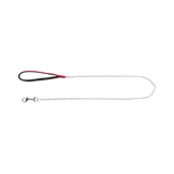 TRIXIE CHAIN LEASH WITH NYLON HAND LOOP RED (L)