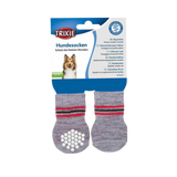 TRIXIE DOG SOCKS NON SLIP GREY (M)