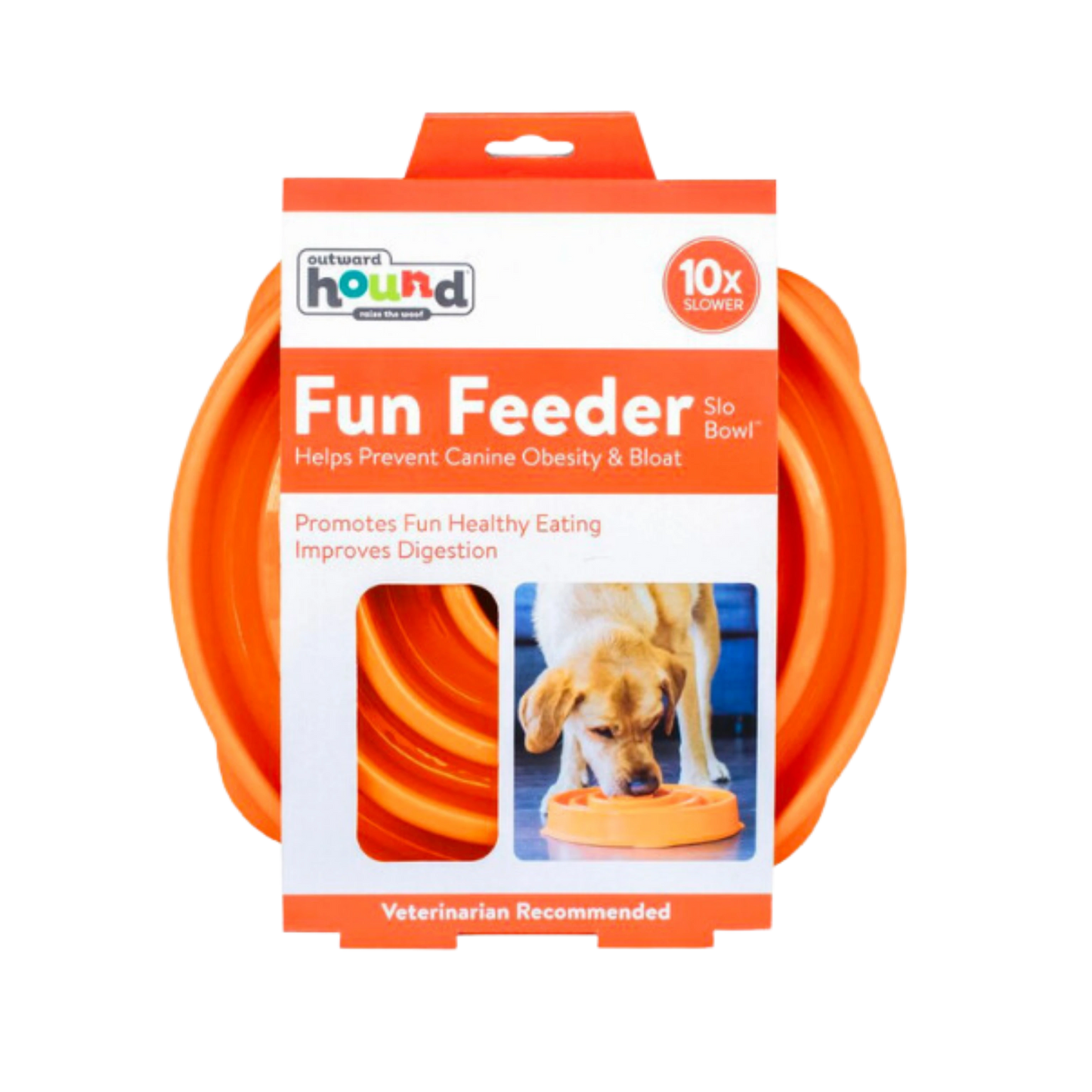 TRIXIE FUN FEEDER SLOW BOE DOG BOW LARGE - Animeal