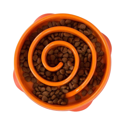 TRIXIE FUN FEEDER SLOW BOE DOG BOW LARGE - Animeal