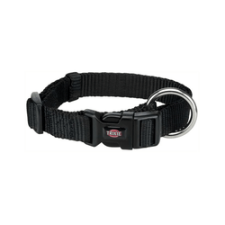 Trixie Collar Jet Black for Dogs | Medium to Large - Animeal