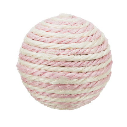 TRIXIE SISAL BALL WITH RATTLE DIA TOY - Animeal