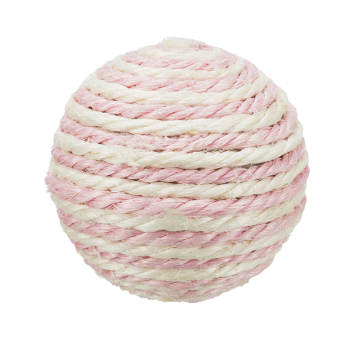TRIXIE SISAL BALL WITH RATTLE DIA TOY - Animeal