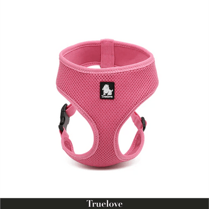 TRUELOVE CAT & SMALL DOG HARNESS PINK (L) - Animeal
