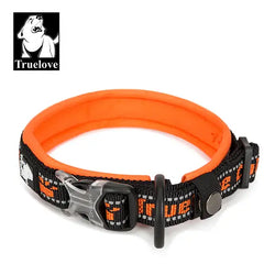 TRUELOVE NEO-PADDED COLLAR BLACK & ORANGE (M) - Animeal