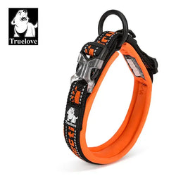 TRUELOVE NEO-PADDED COLLAR BLACK & ORANGE (M) - Animeal