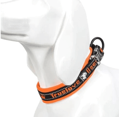 TRUELOVE NEO-PADDED COLLAR BLACK & ORANGE (XL) - Animeal