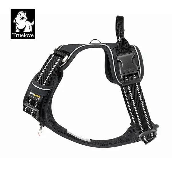 TRUELOVE NO PULL CORDURA HARNESS BLACK (L) - Animeal