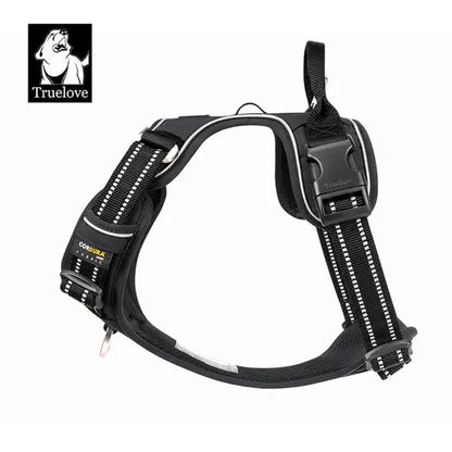 TRUELOVE NO PULL CORDURA HARNESS BLACK (L) - Animeal