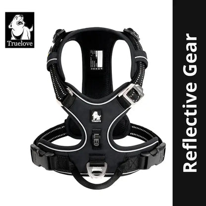 TRUELOVE NO PULL CORDURA HARNESS BLACK (L) - Animeal