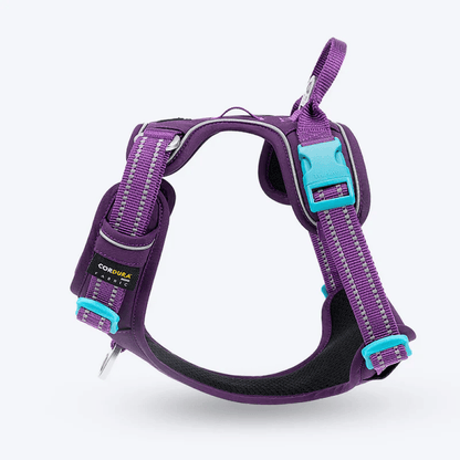 TRUELOVE NO PULL CORDURA HARNESS PURPLE (M) - Animeal