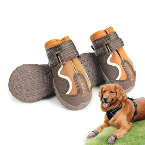 TRUELOVE WATER RESISTANCE DOG SHOES WITH TPR SOLE GINGER (S) - Animeal
