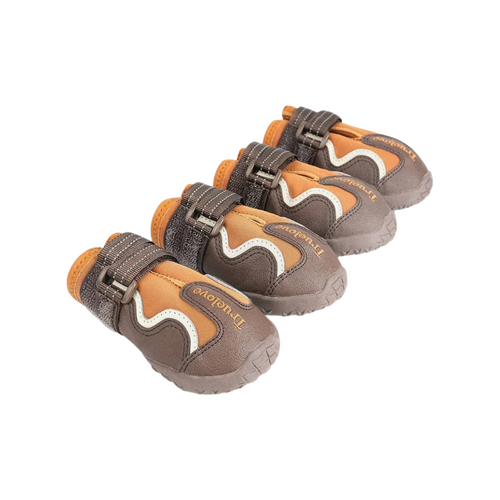 TRUELOVE WATER RESISTANCE DOG SHOES WITH TPR SOLE GINGER (XS) - Animeal