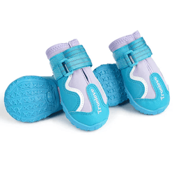TRUELOVE WATER RESISTANCE DOG SHOES WITH TPR SOLE LAVENDER (XS) - Animeal