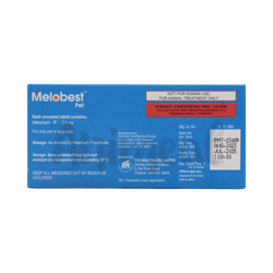 TTK Melobest Pet Meloxicam Tablets for Dogs, 10 Tablets - Animeal